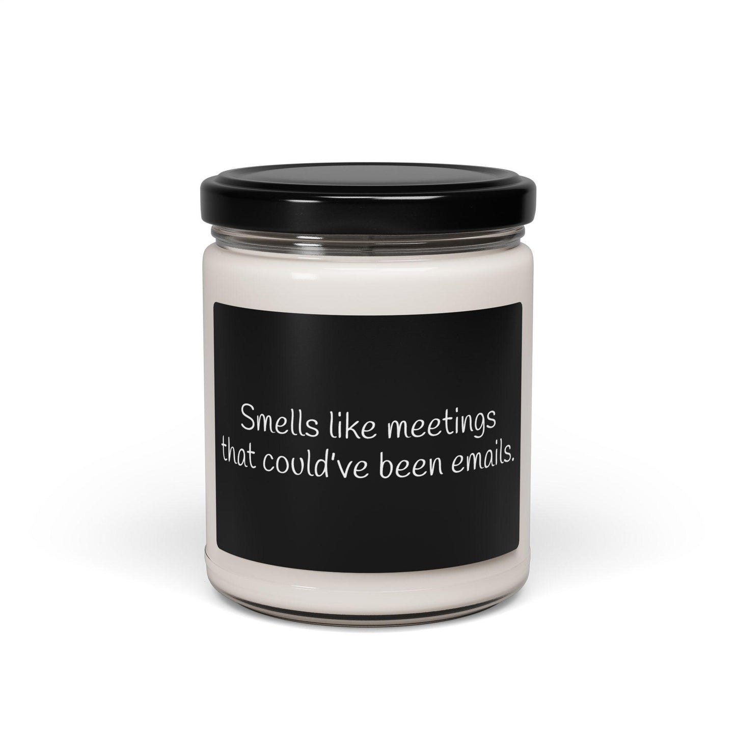 Funny candle. Smells like meetings that could have been emails. coworker gift, white elephant gift, Friendsgiving, party gift