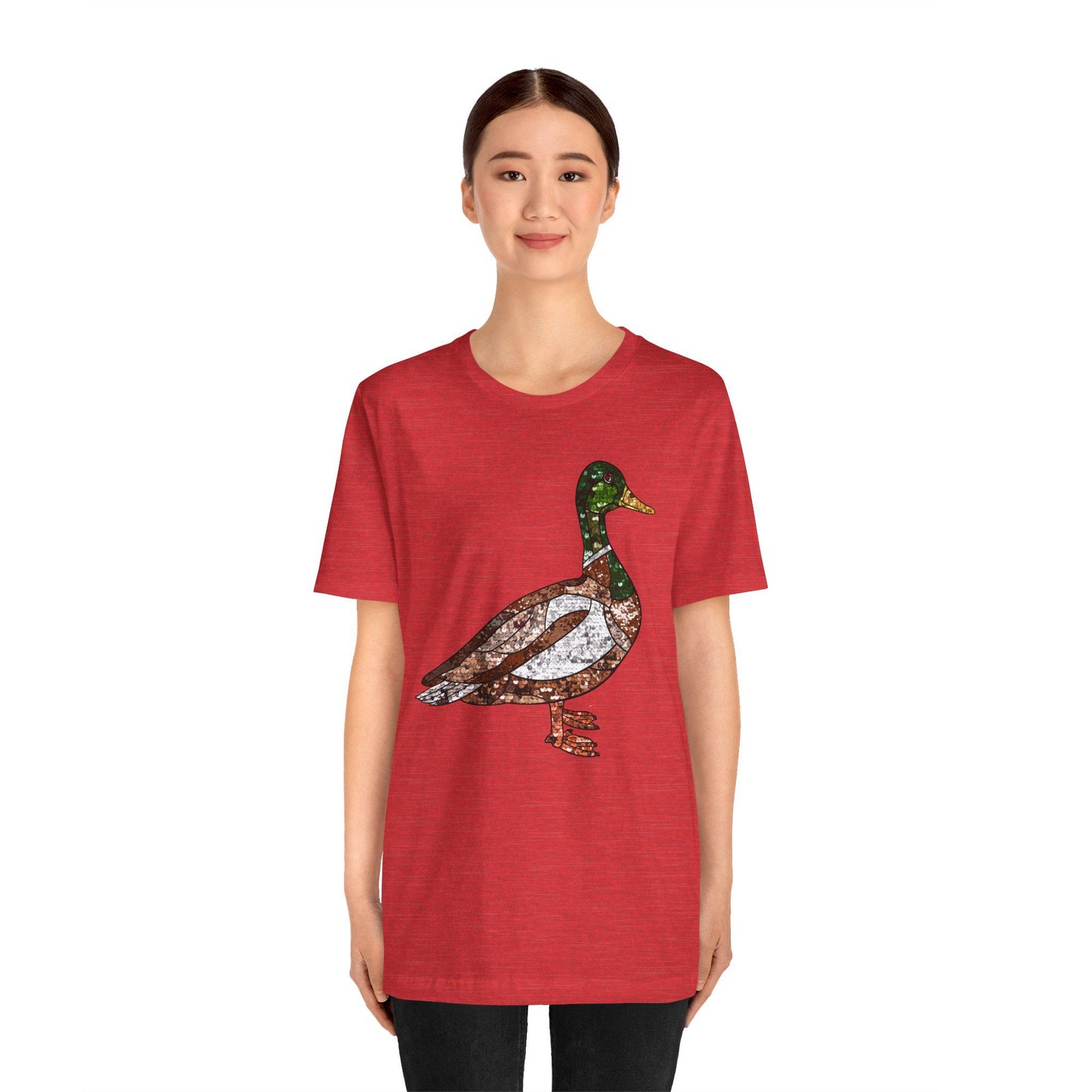 Duck Camouflage Tee, Nature Lover Shirt, Hunting Gift, Outdoor Adventure Tee, Casual Wear, Animal Print T-Shirt