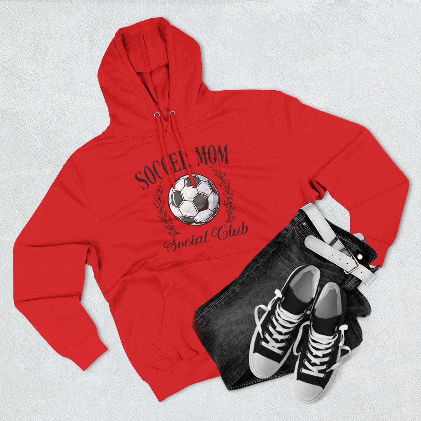 Soccer Mom Fleece Hoodie - Cozy Sportswear for Soccer Moms, Gift for Parents, Athletic Apparel, Unique Hoodie, Casual Wear
