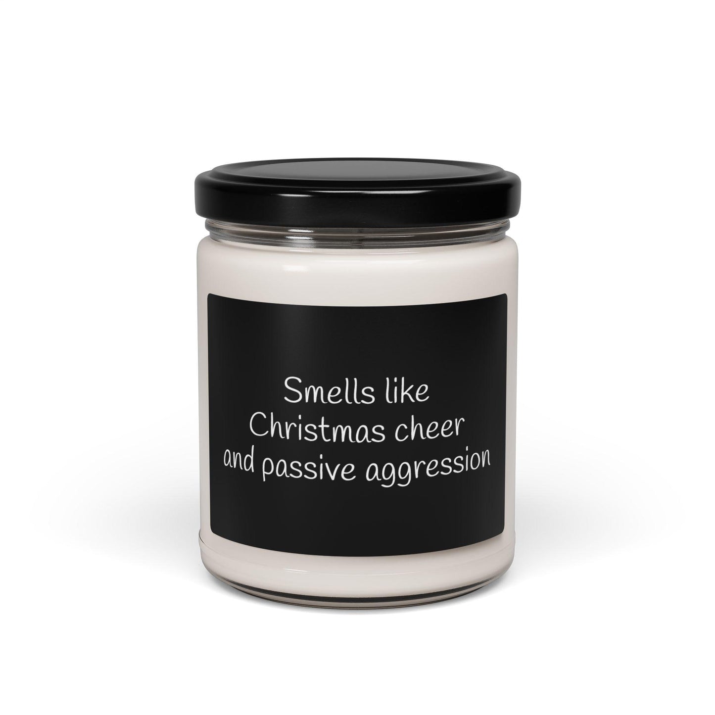 Funny Candle, Smells like Christmas Cheer and Passive Aggression, Scented Soy Candle, 9oz, Coworker Gift, White Elephant Gift, Friendsgiving