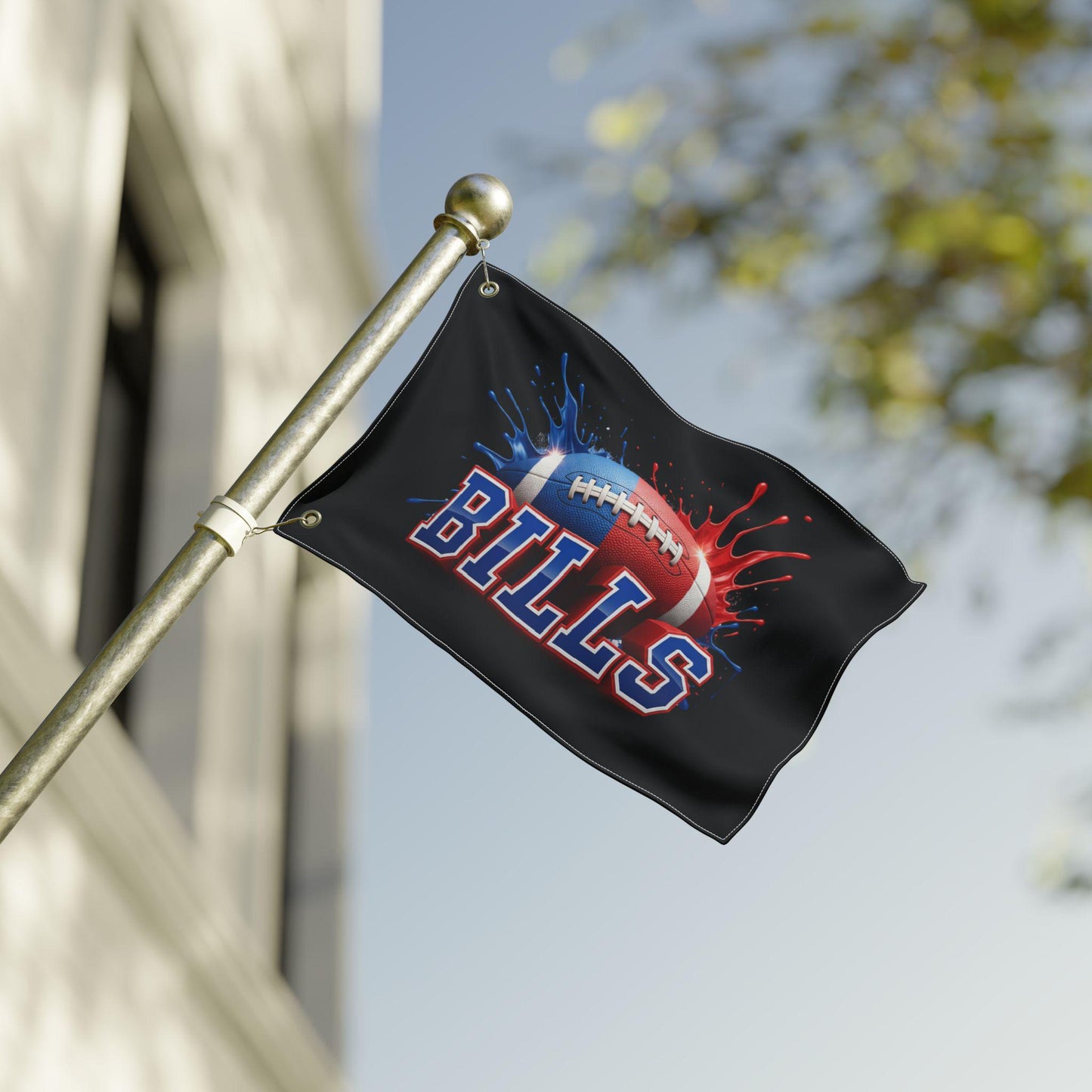 Bills Team Double-Sided Flag: Game Day Sports Decor