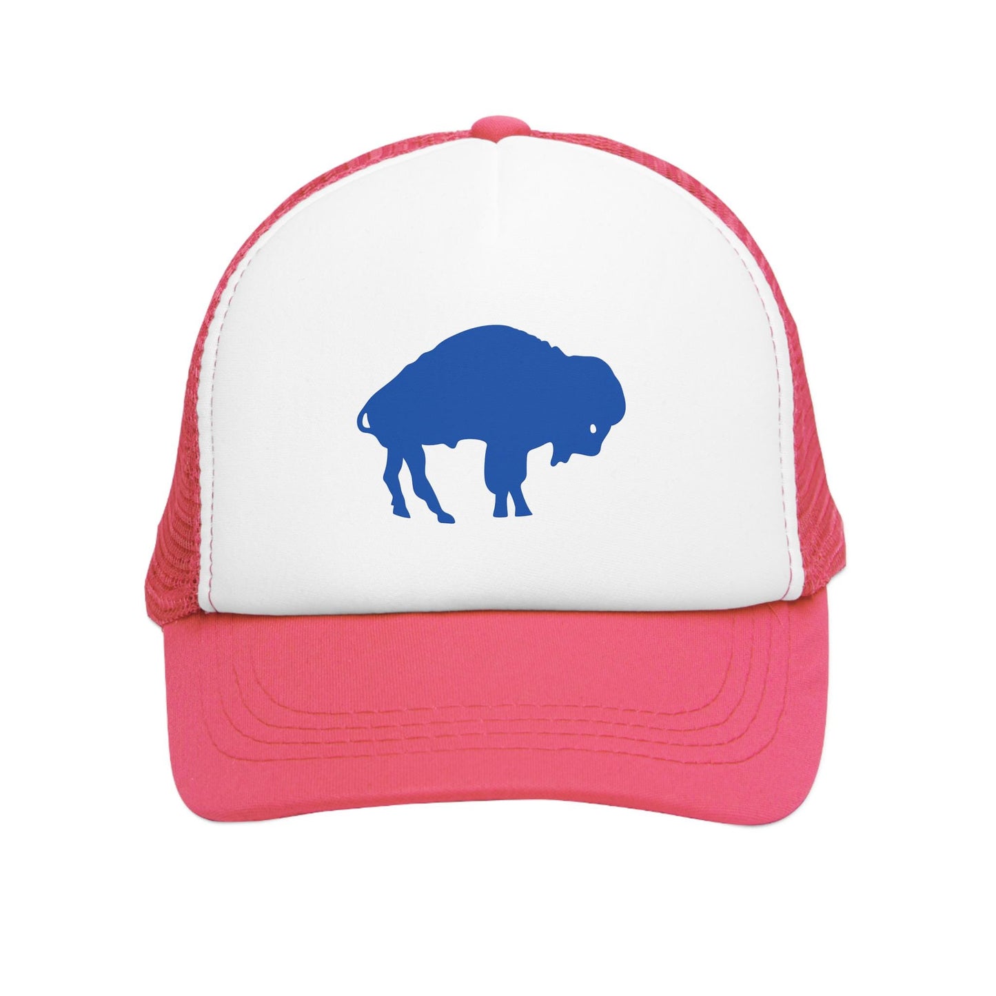Buffalo Graphic Mesh Cap Cool Outdoor Hat for Summer Adventures, Festival, Camping, Unique Gifts