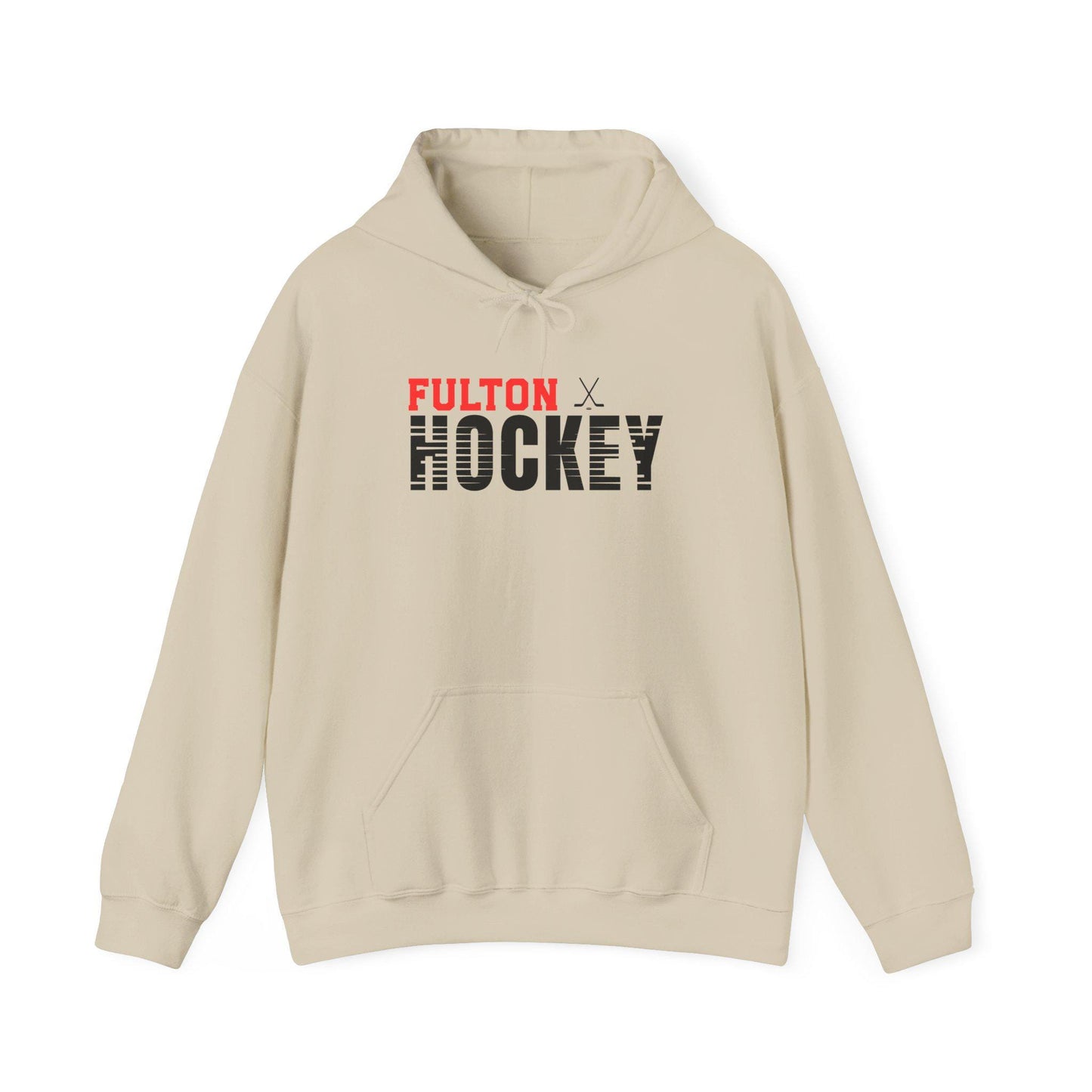 FULTON Hockey Unisex Hoodie | Comfortable Sports Sweatshirt | Gift for Hockey Fans, Team Spirit, Casual Wear