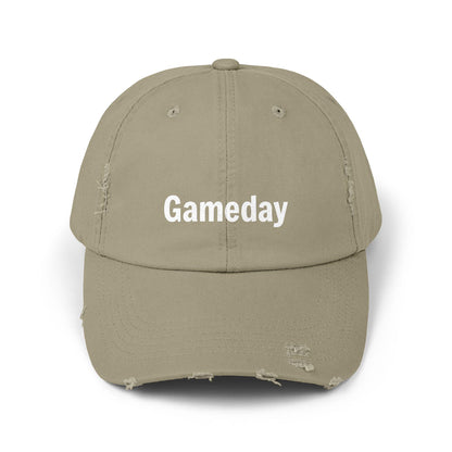 Gameday Distressed Cap - Unisex Dad Hat, Perfect for Sports Fans, Game Days, Casual Outings, Outdoor Events, Gift for Him or Her