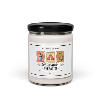 Respiratory Therapist Gift: Scented Soy Candle, Aromatherapy, 9oz