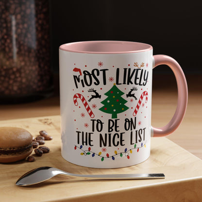 Most Likely to Be on the Nice List Christmas Mug