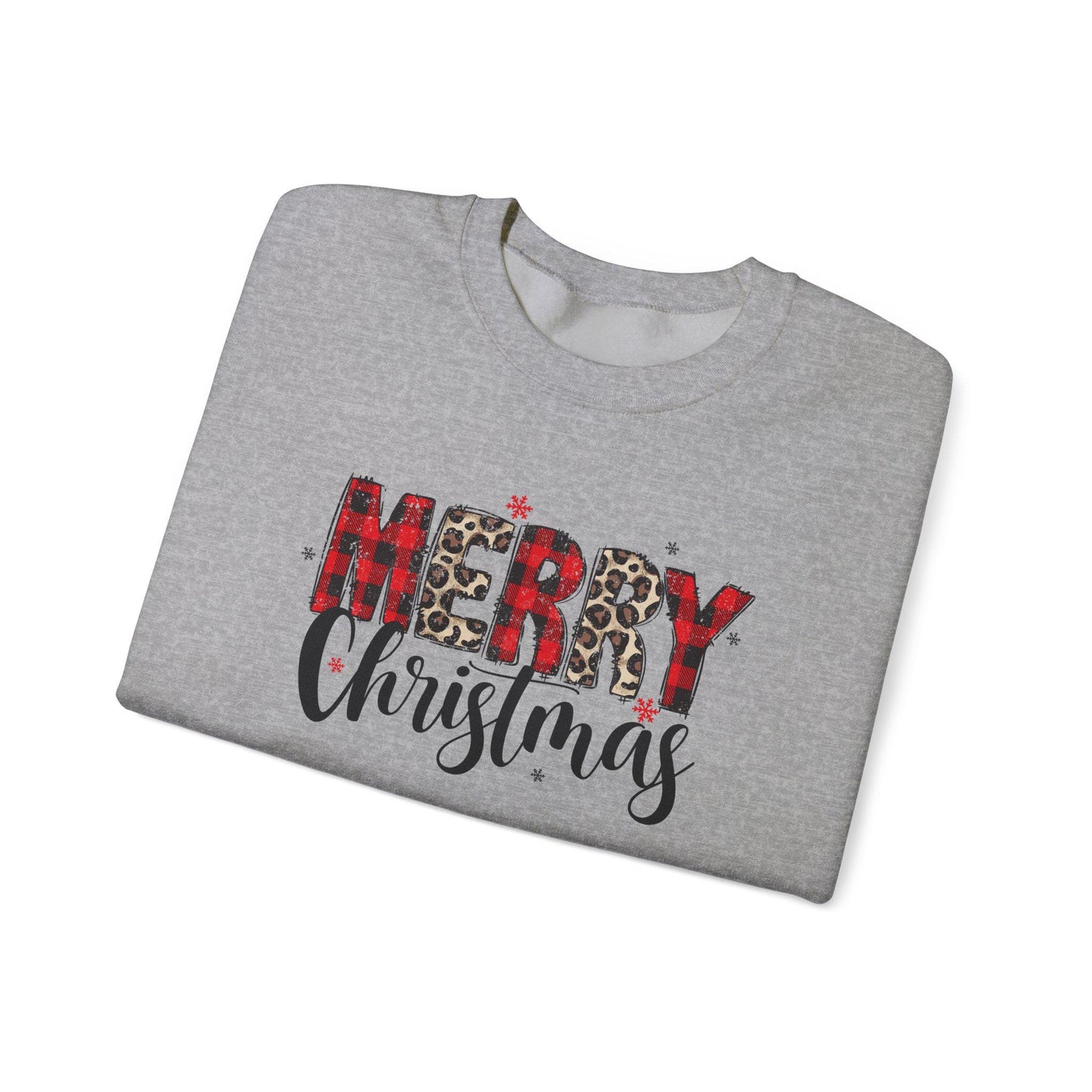 Merry Christmas Sweater, Cozy Holiday Sweatshirt, Unisex Christmas Apparel, Festive Crewneck, Cute Winter Gift