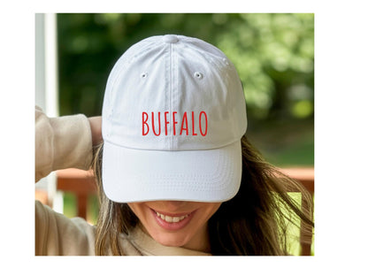 Buffalo Dad Cap: Classic Cotton Twill Adjustable Hat