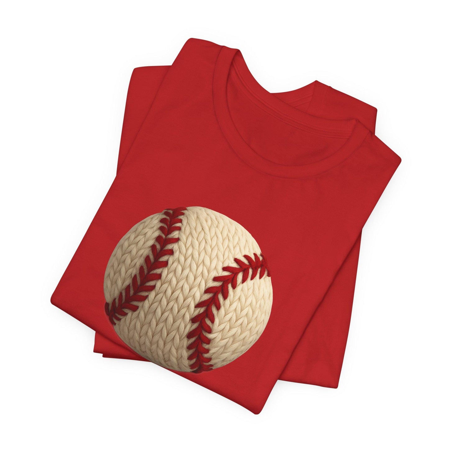 Baseball Lover's Tee, Faux Yarn, Perfect for Game Days, Sports Events, Gift for Athletes, Casual Wear, Summer Outing