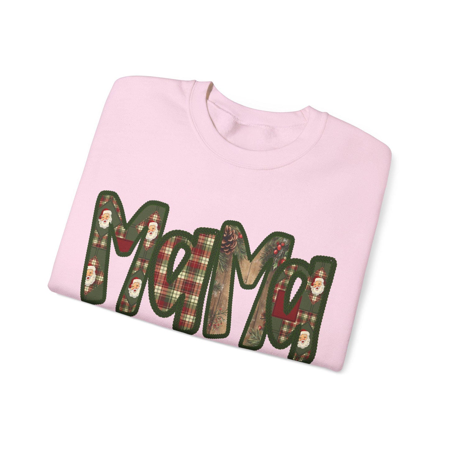 Cozy Mama Sweatshirt, Faux embroidery, Perfect for Mom, Casual Style, Comfortable Crewneck, Holiday Apparel, Trendy Fashion