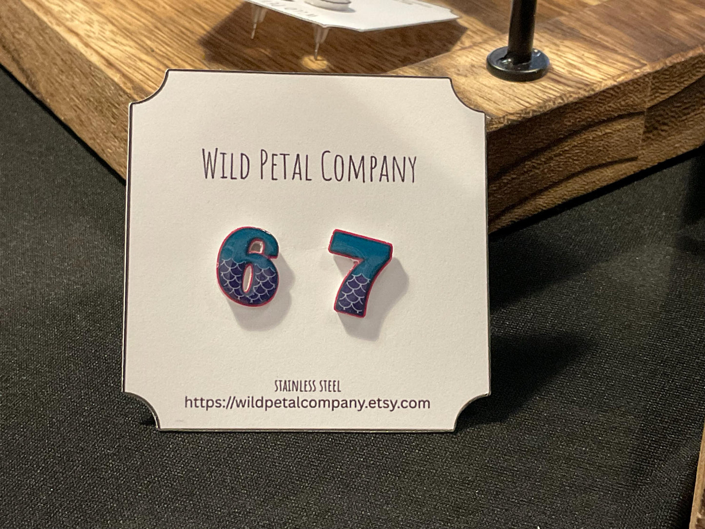 6 7 mermaid six seven earrings