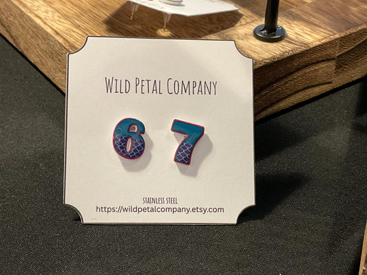 6 7 mermaid six seven earrings