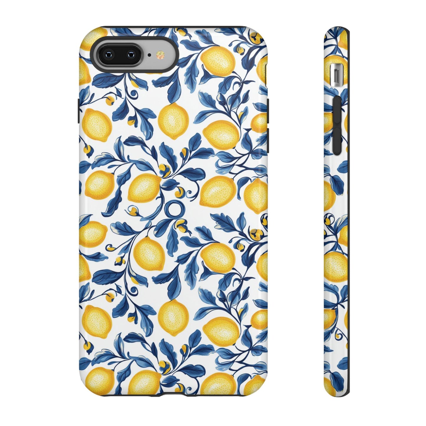 Lemon Floral Phone Case: Vibrant, Durable, Shock-Absorbing