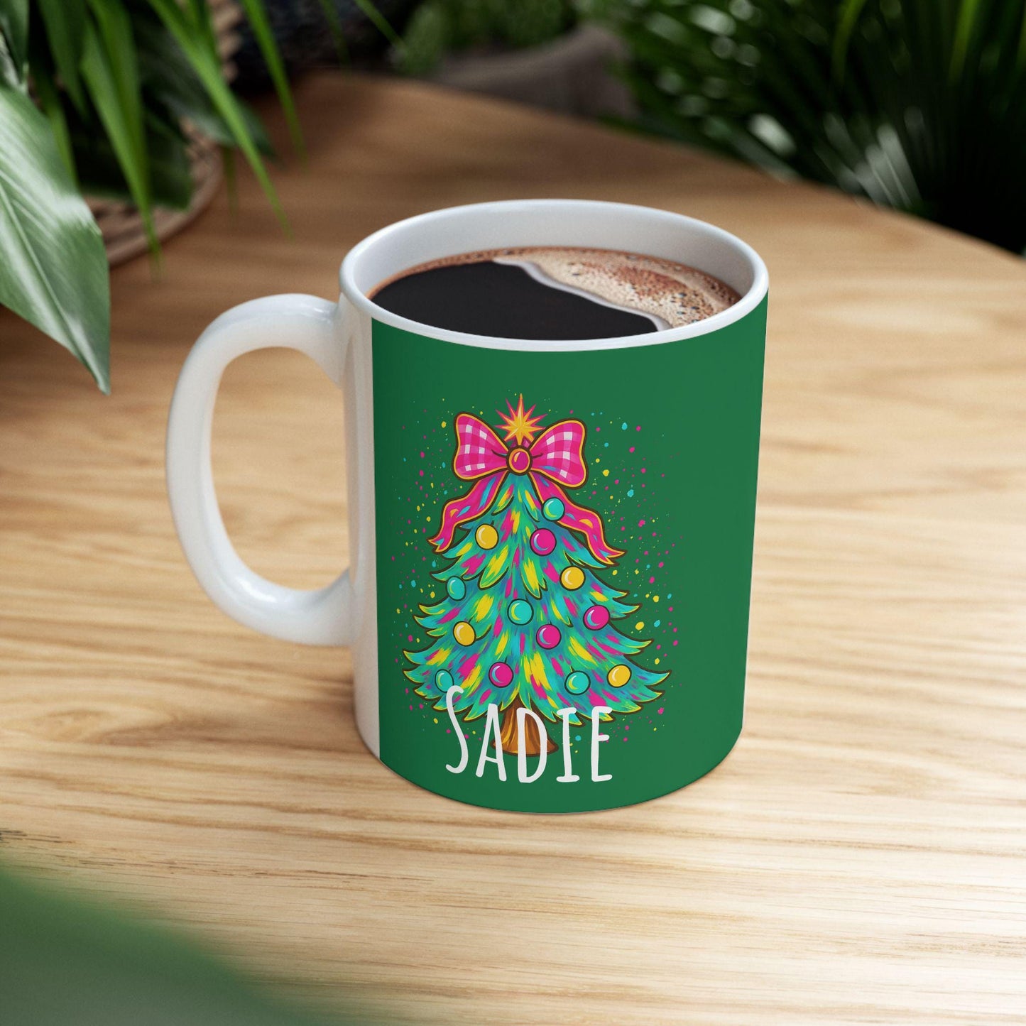 Personalized Christmas Mug, Holiday Coffee Cup, Unique Gift for Friends, Family, and Secret Santa, Winter Decor, 11oz & 15oz Options