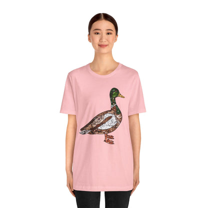 Duck Camouflage Tee, Nature Lover Shirt, Hunting Gift, Outdoor Adventure Tee, Casual Wear, Animal Print T-Shirt