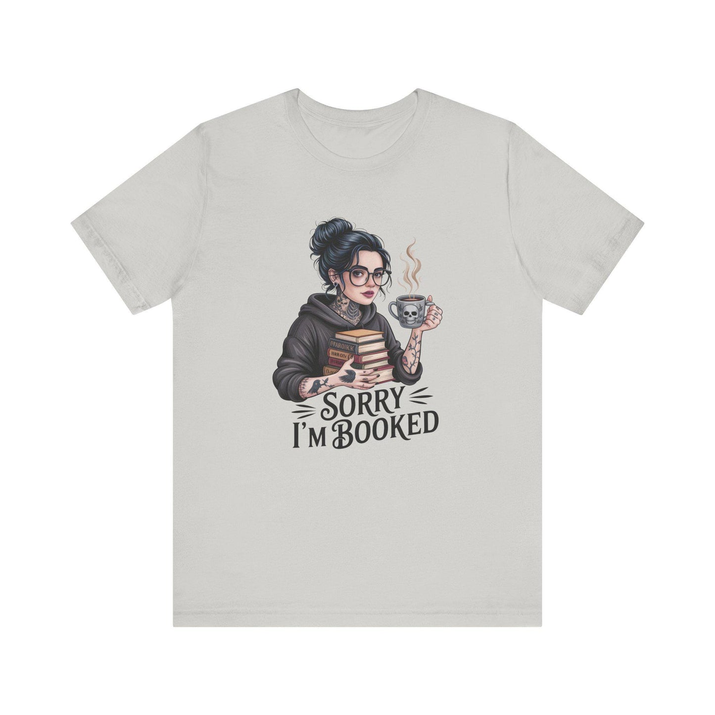 BookLover Tee: Funny Bookish Shirt, Reading Gift, Bookworm Apparel, Cute Literary T-Shirt, Sorry I'm Booked Design