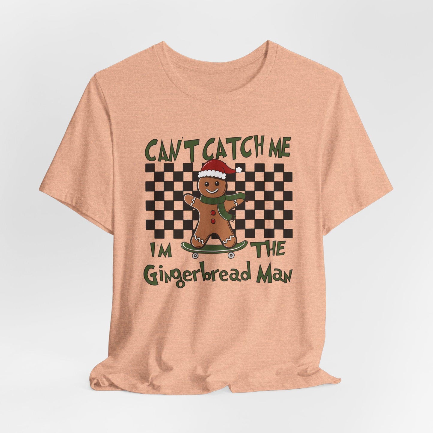 Gingerbread Man Holiday Tee - Fun Christmas Shirt, Gift for Bakers, Family Pajama Party Outfit, Unique Winter Apparel, Cute Gingerbread Gift