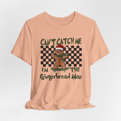 Gingerbread Man Holiday Tee - Fun Christmas Shirt, Gift for Bakers, Family Pajama Party Outfit, Unique Winter Apparel, Cute Gingerbread Gift