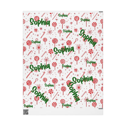 Personalized Wrapping Paper, Holiday Gift Wrap, Christmas Wrapping Sheets, Cute Holiday Decor, Gift Packaging, custom wrapping paper