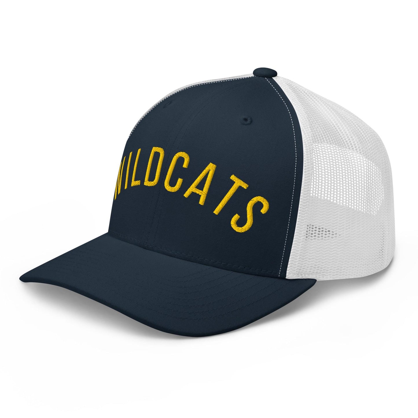 Puff Embroidery Trucker Cap, WILDCATS