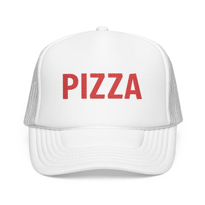 Pizza Embroidered Foam Trucker Hat: Fun Foodie Gift