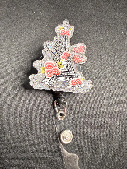 Cowboy Cow Badge Reel – Cute Western ID Holder, Highland cow badge reel