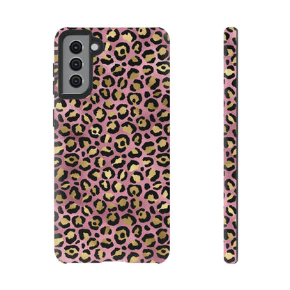 Pink Leopard Print Phone Case: Trendy Tech Accessory