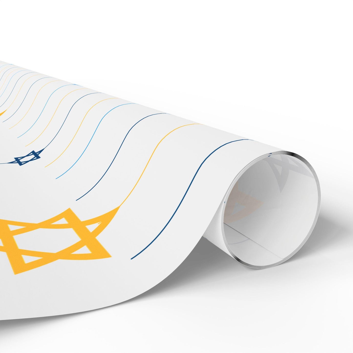 Jewish-Themed Wrapping Papers for Hanukkah and Shabbat, Festive Gift Wrap, Holiday Wrapping, Star of David Decor