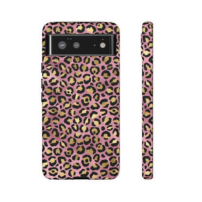 Pink Leopard Print Phone Case: Trendy Tech Accessory