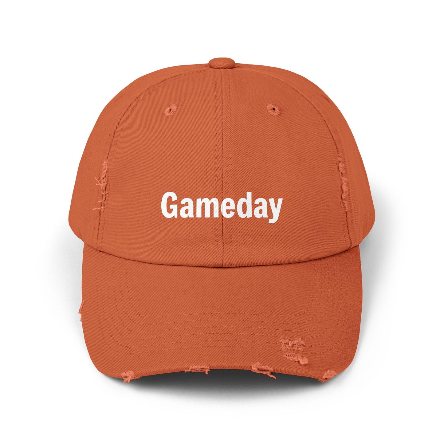 Gameday Distressed Cap - Unisex Dad Hat, Perfect for Sports Fans, Game Days, Casual Outings, Outdoor Events, Gift for Him or Her