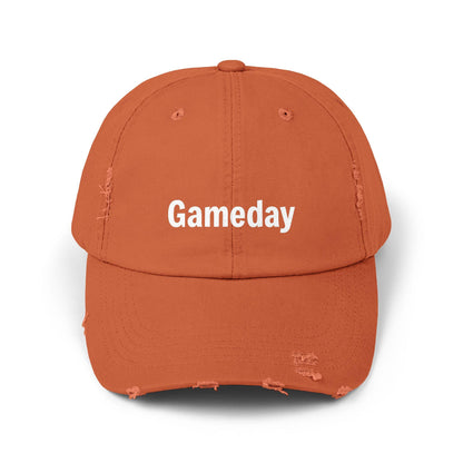 Gameday Distressed Cap - Unisex Dad Hat, Perfect for Sports Fans, Game Days, Casual Outings, Outdoor Events, Gift for Him or Her