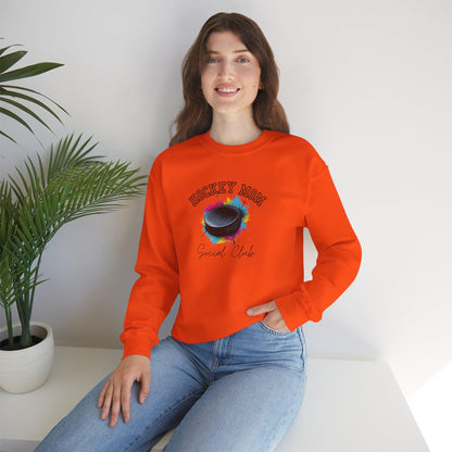 Hockey Mom Sweatshirt, Crewneck, Sports Apparel, Gift for Hockey Moms, Winter Fashion, Casual Outfit