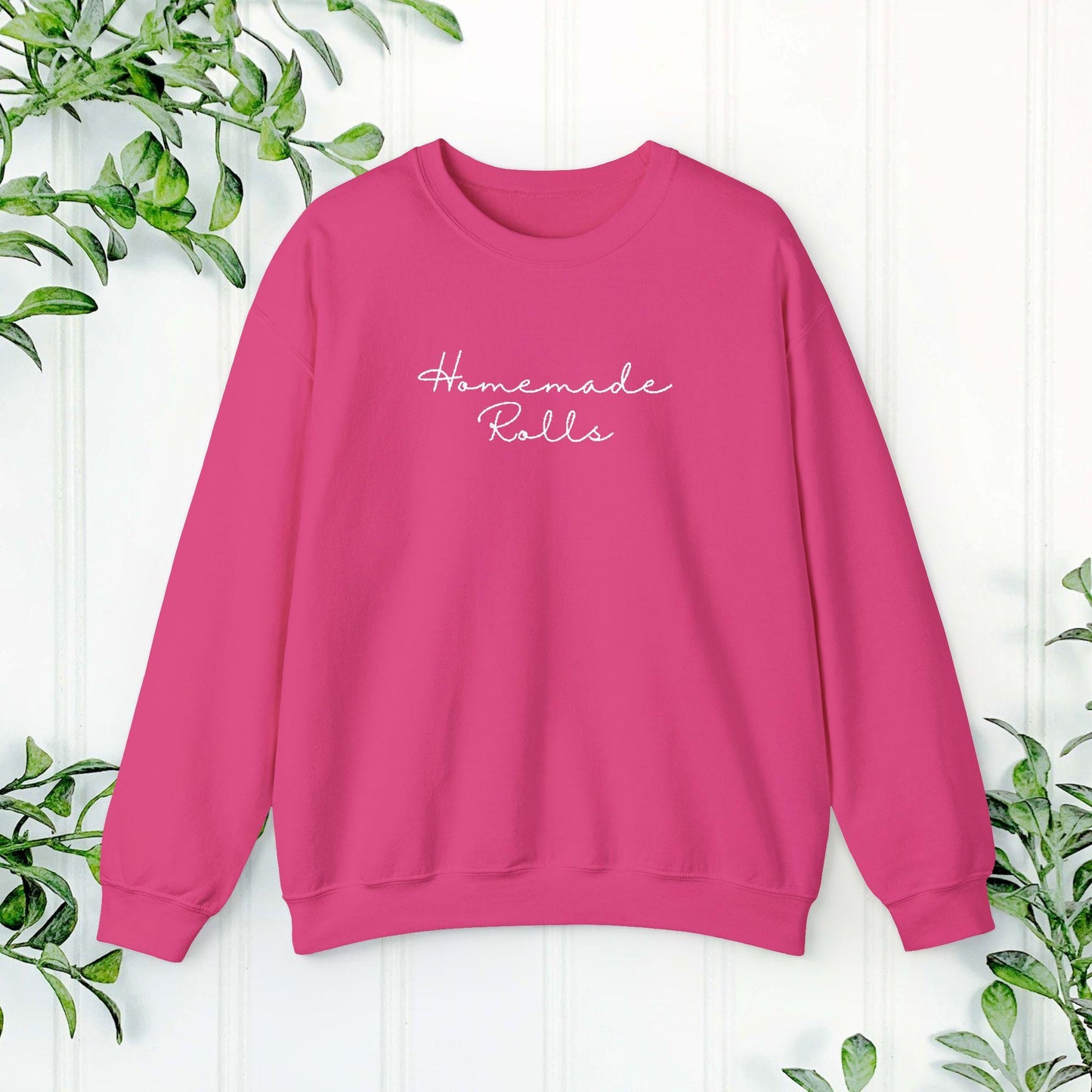 Homemade Rolls Funny Sweatshirt, Chubby Person Gift, Comfortable sweater, Cozy Pullover, Custom Graphic Top