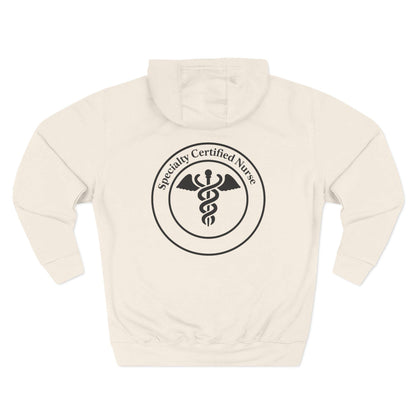 Specialty Certified Nurse,  Cozy Hoodie for Healthcare Workers, Nurse Gift, Casual Wear, Comfortable Sweatshirt