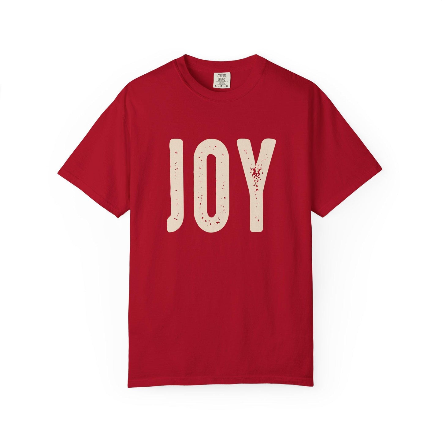 Joyful Unisex Garment-Dyed T-Shirt, Positive Vibes Tee, Casual Everyday Style, Gift for Happiness, Summer Essential