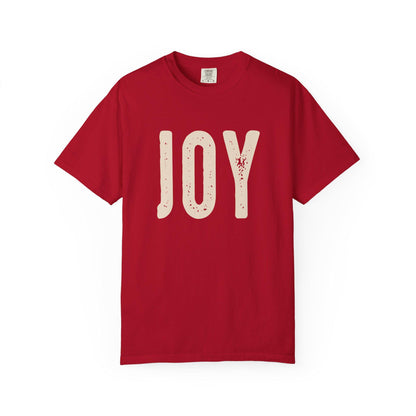 Joyful Unisex Garment-Dyed T-Shirt, Positive Vibes Tee, Casual Everyday Style, Gift for Happiness, Summer Essential