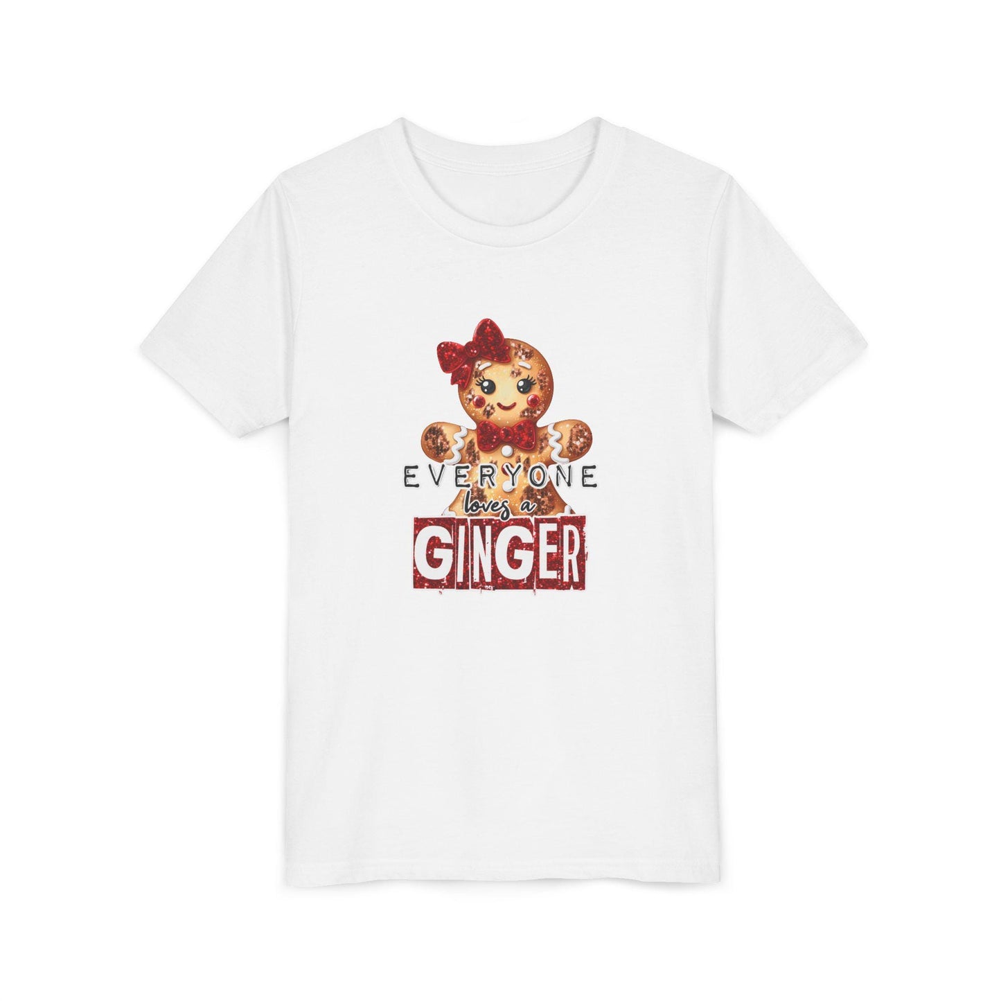Gingerbread Themed Youth Tee - Fun Holiday Shirt for Kids, Christmas Gift, Festive Apparel, Kids Christmas Tee, Holiday Party Wear