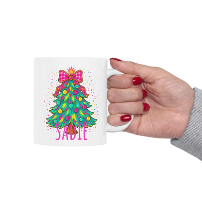 Personalized Christmas Mug, Holiday Coffee Cup, Unique Gift for Friends, Family, and Secret Santa, Winter Decor, 11oz & 15oz Options