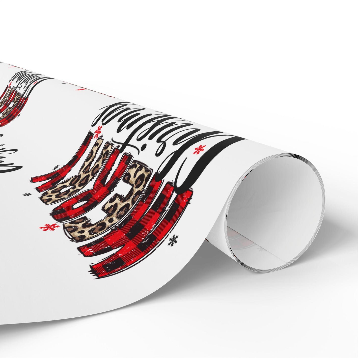 Festive Wrapping Paper Roll, Cute Gift Wrap for Holidays, Christmas, Birthdays, Unique Present Packaging, Eco-Friendly Material