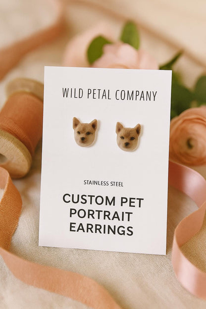 Custom Pet Earrings – Your Pet as Jewelry
