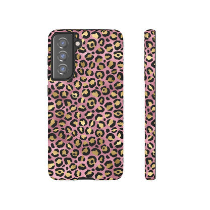 Pink Leopard Print Phone Case: Trendy Tech Accessory