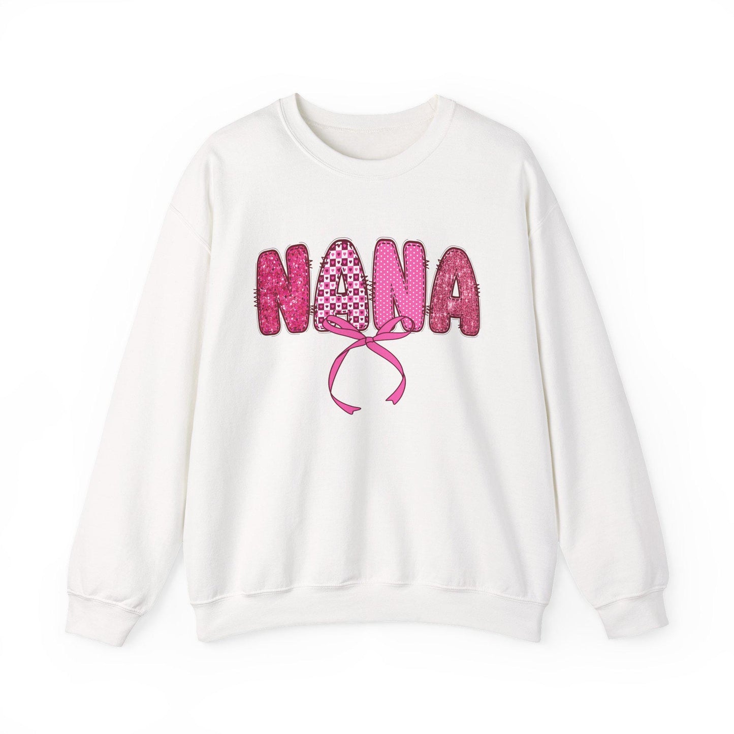Nana with a Pink Ribbon Sweatshirt, Cute Grandma Sweater, Gift for Nana, Family Sweatshirt, Comfy Grandma sweater, cute Nana sweater