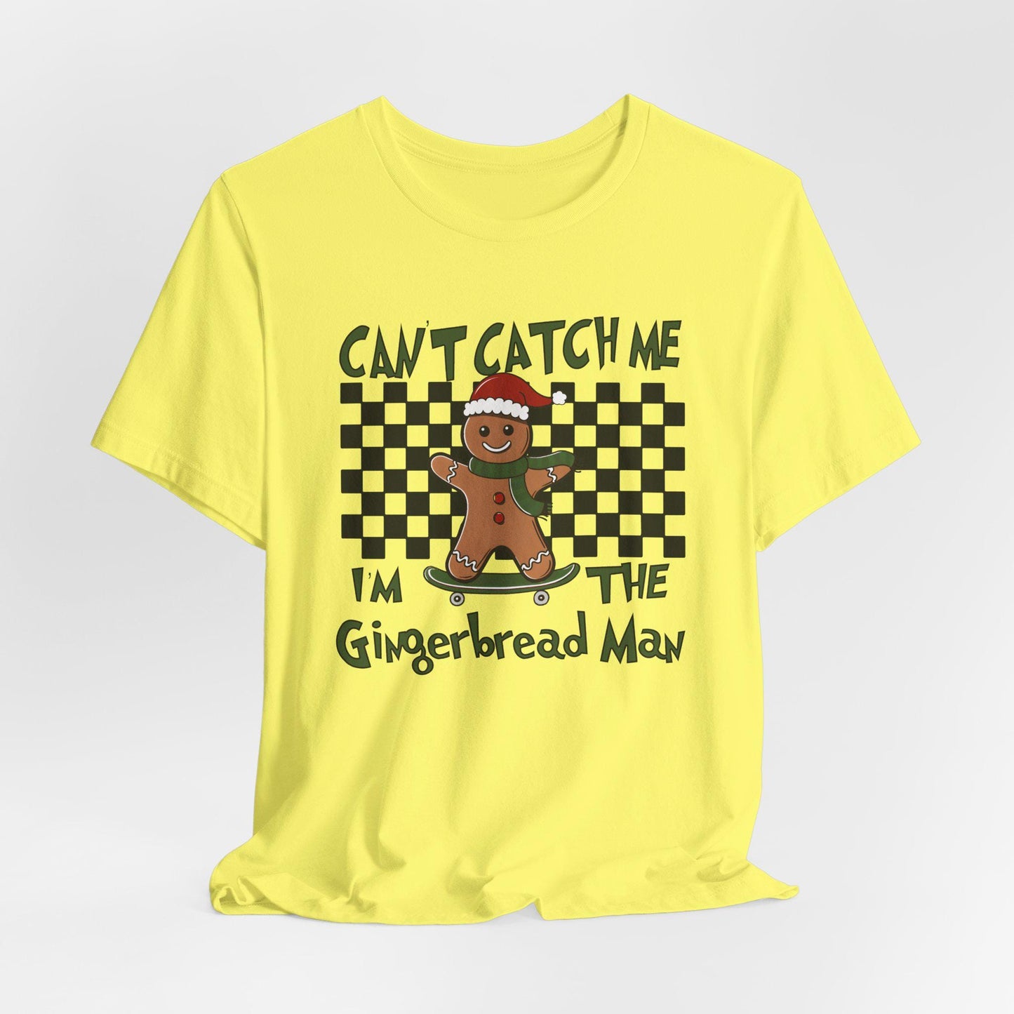 Gingerbread Man Holiday Tee - Fun Christmas Shirt, Gift for Bakers, Family Pajama Party Outfit, Unique Winter Apparel, Cute Gingerbread Gift