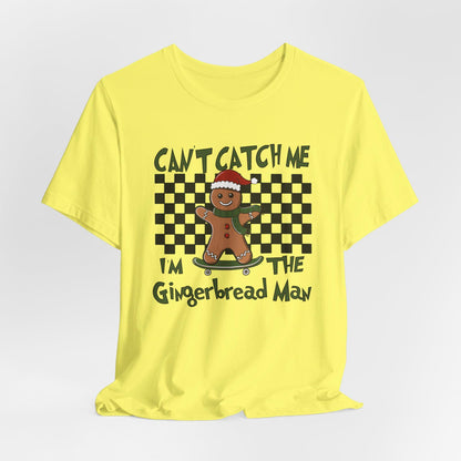 Gingerbread Man Holiday Tee - Fun Christmas Shirt, Gift for Bakers, Family Pajama Party Outfit, Unique Winter Apparel, Cute Gingerbread Gift
