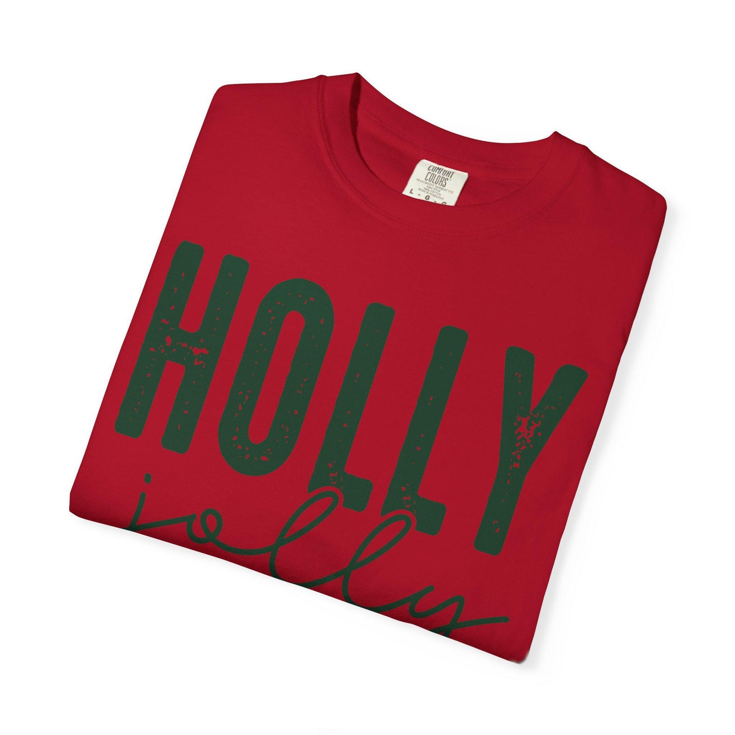Holly Jolly T-Shirt, Holiday Tee, Unisex Christmas Shirt, Festive Graphic T-Shirt, Gift for Him/Her, Seasonal Wear