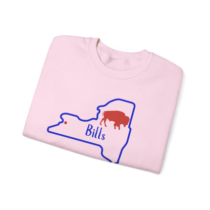 Bills NY Crewneck Sweatshirt, Cozy Gift for State Pride, Comfortable Unisex Apparel, Perfect for Fall and Winter, Great for [...]