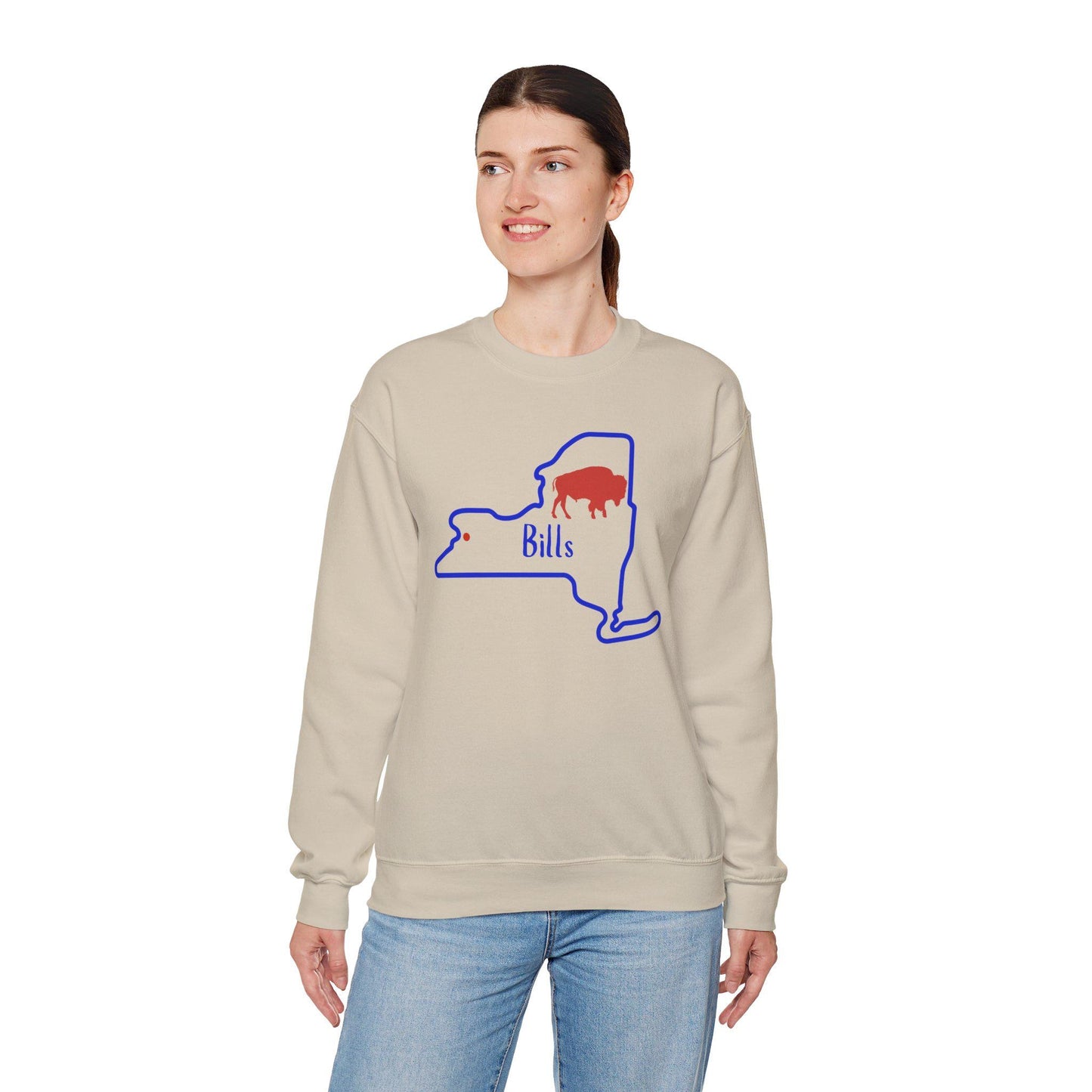 Bills NY Crewneck Sweatshirt, Cozy Gift for State Pride, Comfortable Unisex Apparel, Perfect for Fall and Winter, Great for [...]
