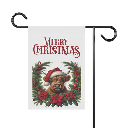 Festive Christmas Garden Flag: Double-Sided Holiday Decor