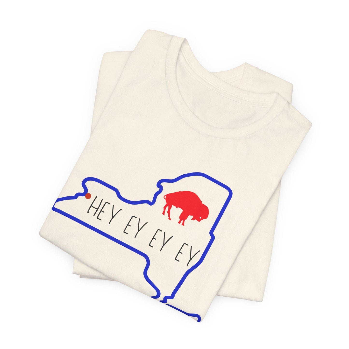 Buffalo Short Sleeve Tee, Fun Buffalo Fan Shirt, Game Day T-Shirt, Sports Apparel, Unisex Sports Tee, Perfect Gift for Football Fans