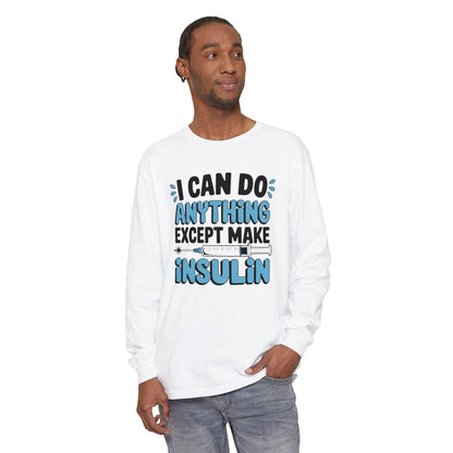 Diabetes Awareness Long Sleeve T-Shirt, Diabetes Support and Advocacy, Fundraiser Events, Gifts, Awareness Campaigns, Support, JD1, T1D